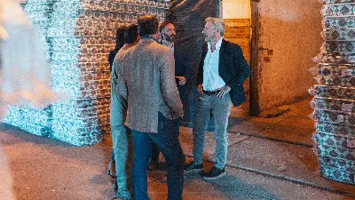 Ante posibles inundaciones, Frigerio y Azcué supervisaron centros de evacuación en Concordia