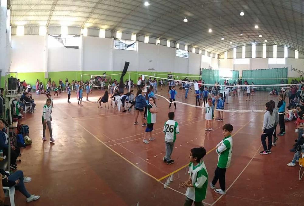 Se disputó el primer encuentro de Mini en Voley