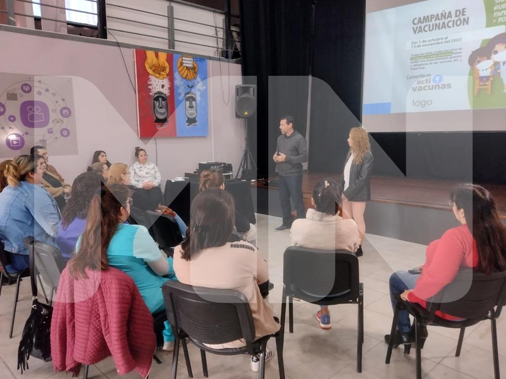 Se desarrolló una capacitación para vacunadores