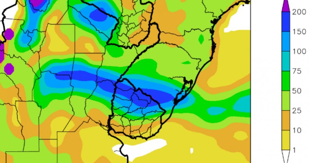 Podrían darse importantes precipitaciones en los próximos días