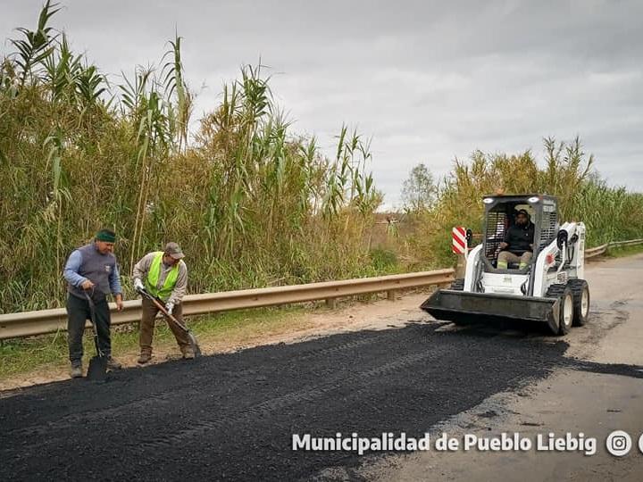 Otra obra mal hecha por Vialidad: reconstruirán y bachearán el acceso a Pueblo Liebig