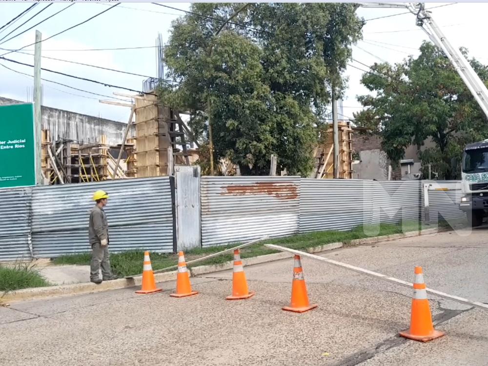 Cómo se desarrolla la obra del edificio de Tribunales