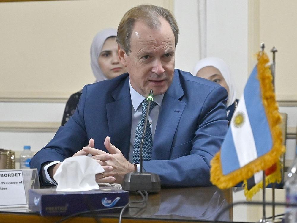 Bordet gestiona en Egipto la habilitación para exportar arroz, carnes aviar y bovina