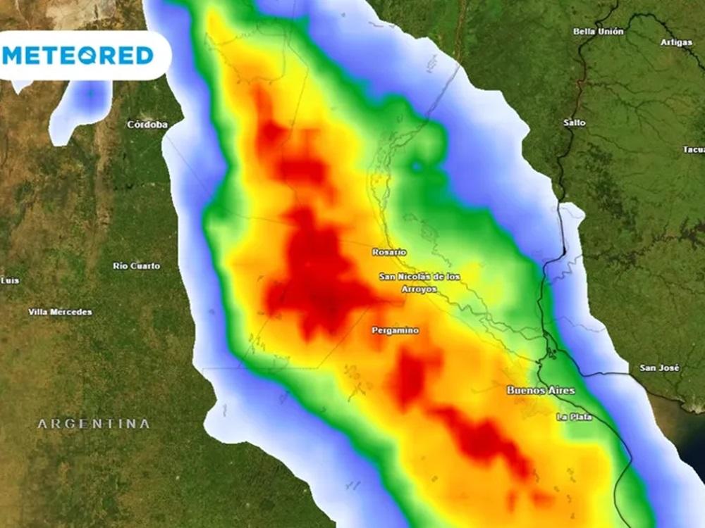 Tras el paso de un frente de tormentas bajarán bruscamente las temperaturas