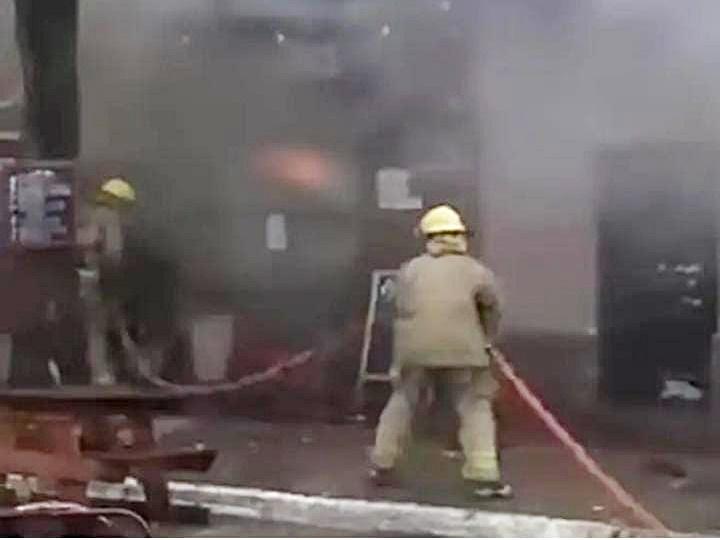 Incendio en un local gastronómico