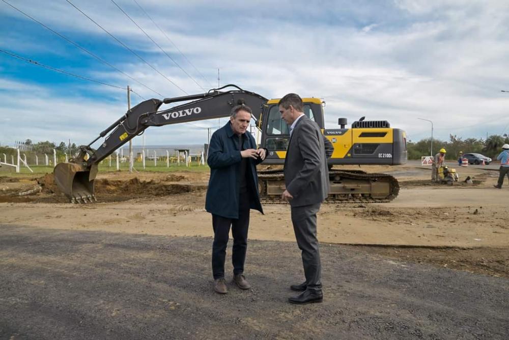 El ministro Katopodis recorrió obras en Concordia