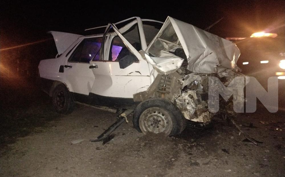 Un hombre murió en un choque frontal en el acceso Este