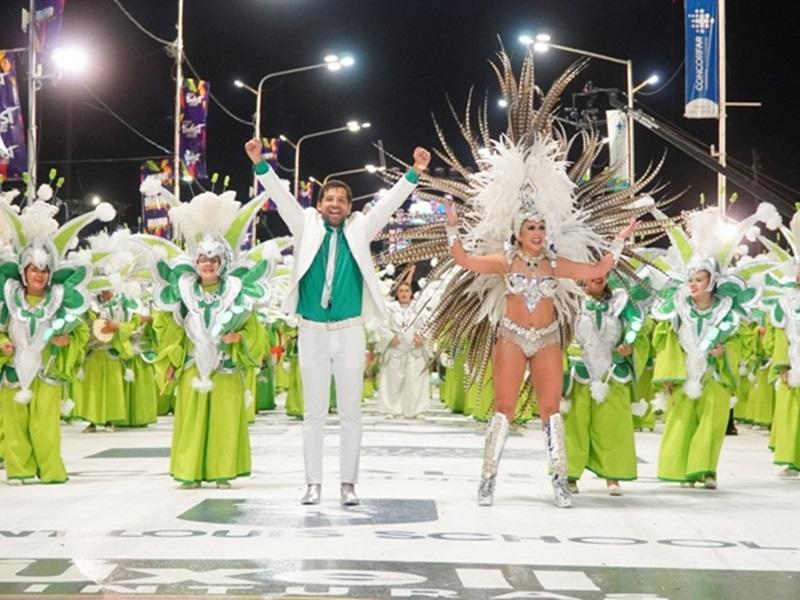 Por 25 décimos, Emperatriz es nuevamente campeona del Carnaval concordiense
